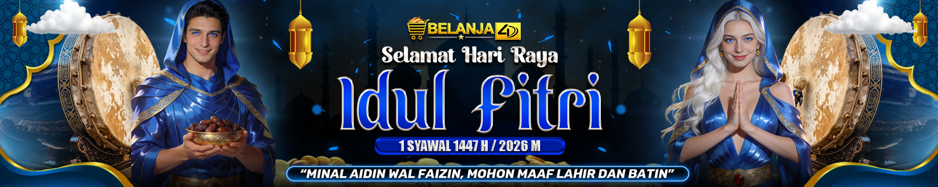 BELANJA4D | Mengucapkan Selamat Hari Raya Idul Fitri 1447 H